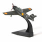 1/72 A6M Zero Diecast Metal Aircraft Model Kit JP Mitsubishi WWII Vintage Fighter Airplane Model with Stand for Adult Military Enthusiasts Collections or Gift (1942 A6M3)