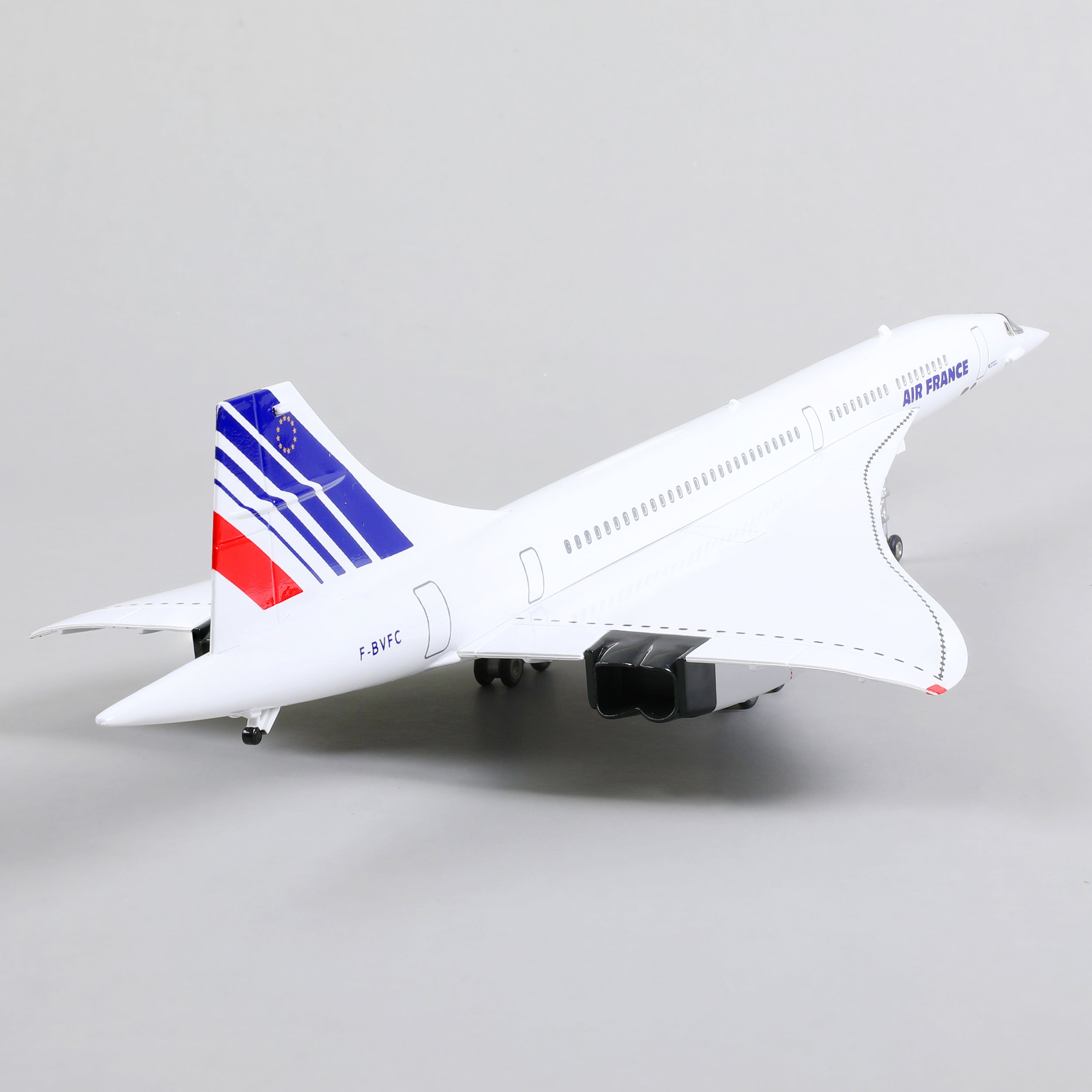 1:125 Concorde Air France Diecast Airplane Model | Finished Large Scale Supersonic Jet Display