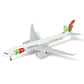 QUYUMOKE 1/300 TAP Air Portugal Airbus A330 Diecast Metal Aircraft Model with Stand for Aviation Enthusiasts as Gifts, Exhibition Decoration