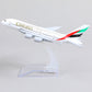 Perfect Gift! 1:400 Scale 380 Emirates High-Fidelity Alloy Airplane Model - Ideal For Aviation Enthusiasts, Business Gifts & Home Decor!