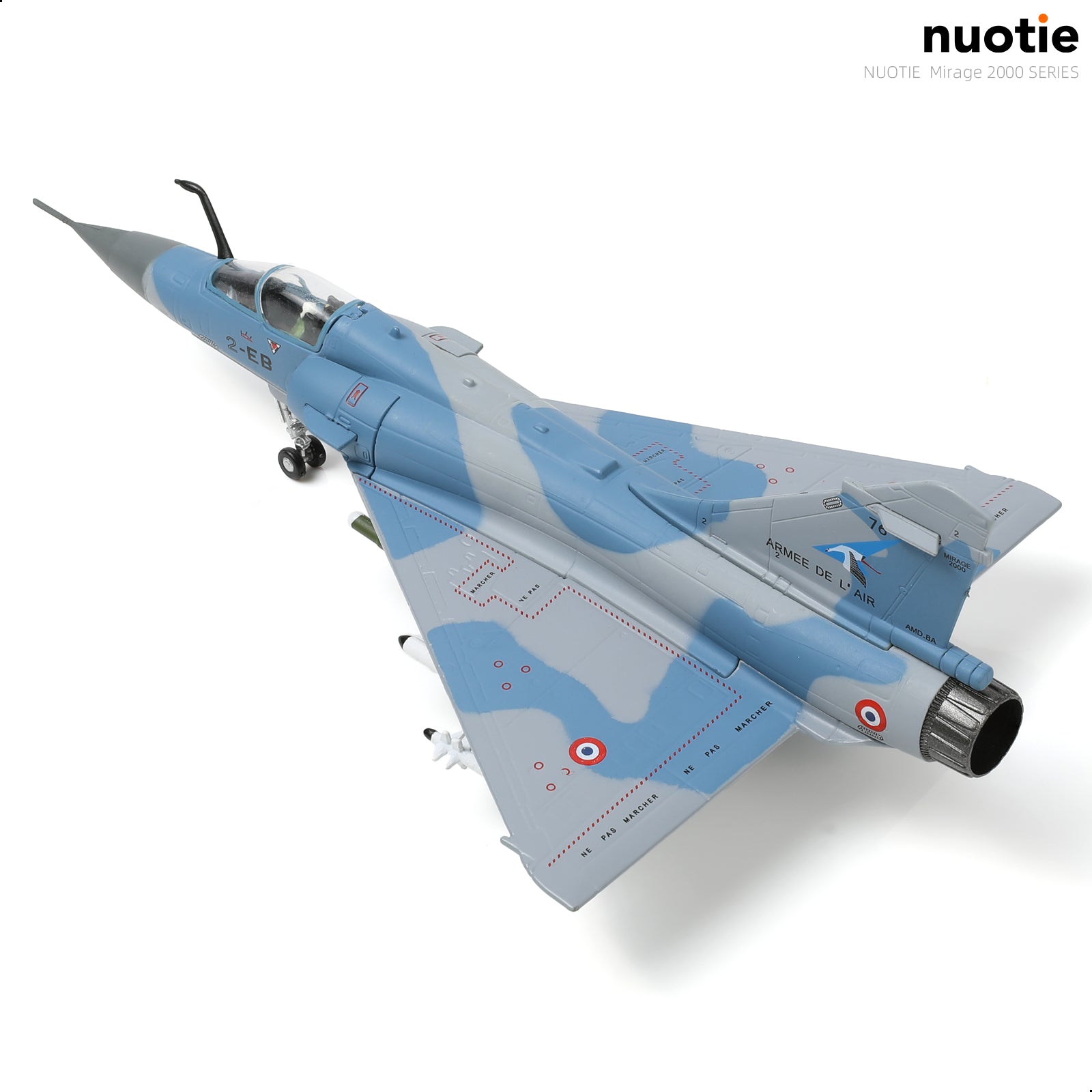 1/100 Mirage 2000C-5F Diecast Metal Model - French AF "3rd Stork Squadron" Fighter (2-EB)