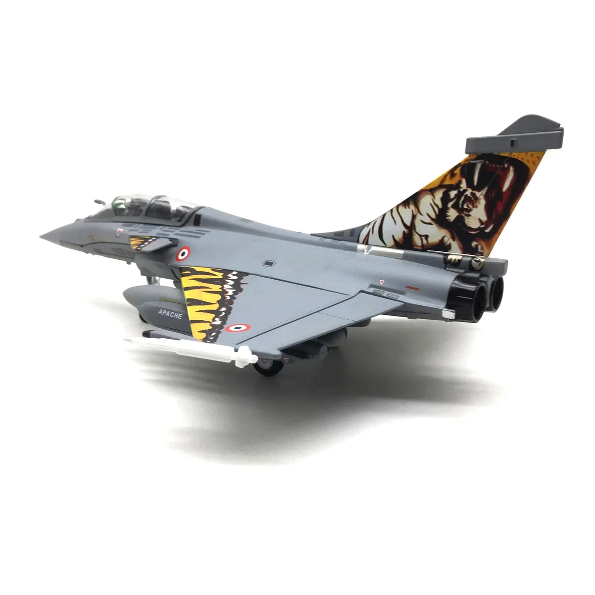 NUOTIE 1/72 Dassault Rafale B navy aircraft model with tiger design, side view
