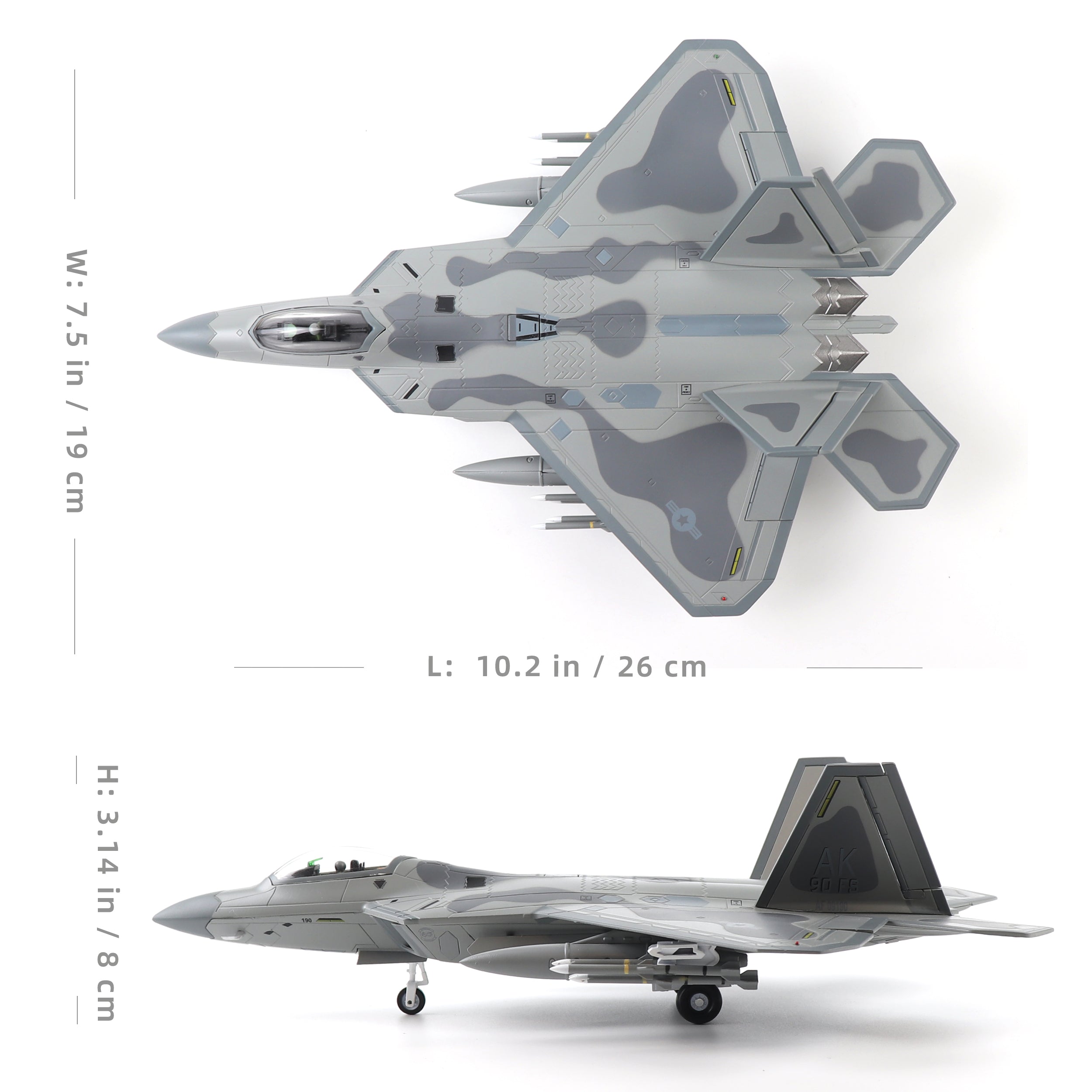 Amazon.com: NUOTIE Classic USA F22 Raptor Fighter Attack Pre