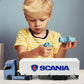 Burage 1:43 Scania Semi Truck Diecast Model with Container Trailer