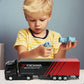 BBURAGE 1/43 Diecast Semi Truck with Container - Metal Transport Model Toy