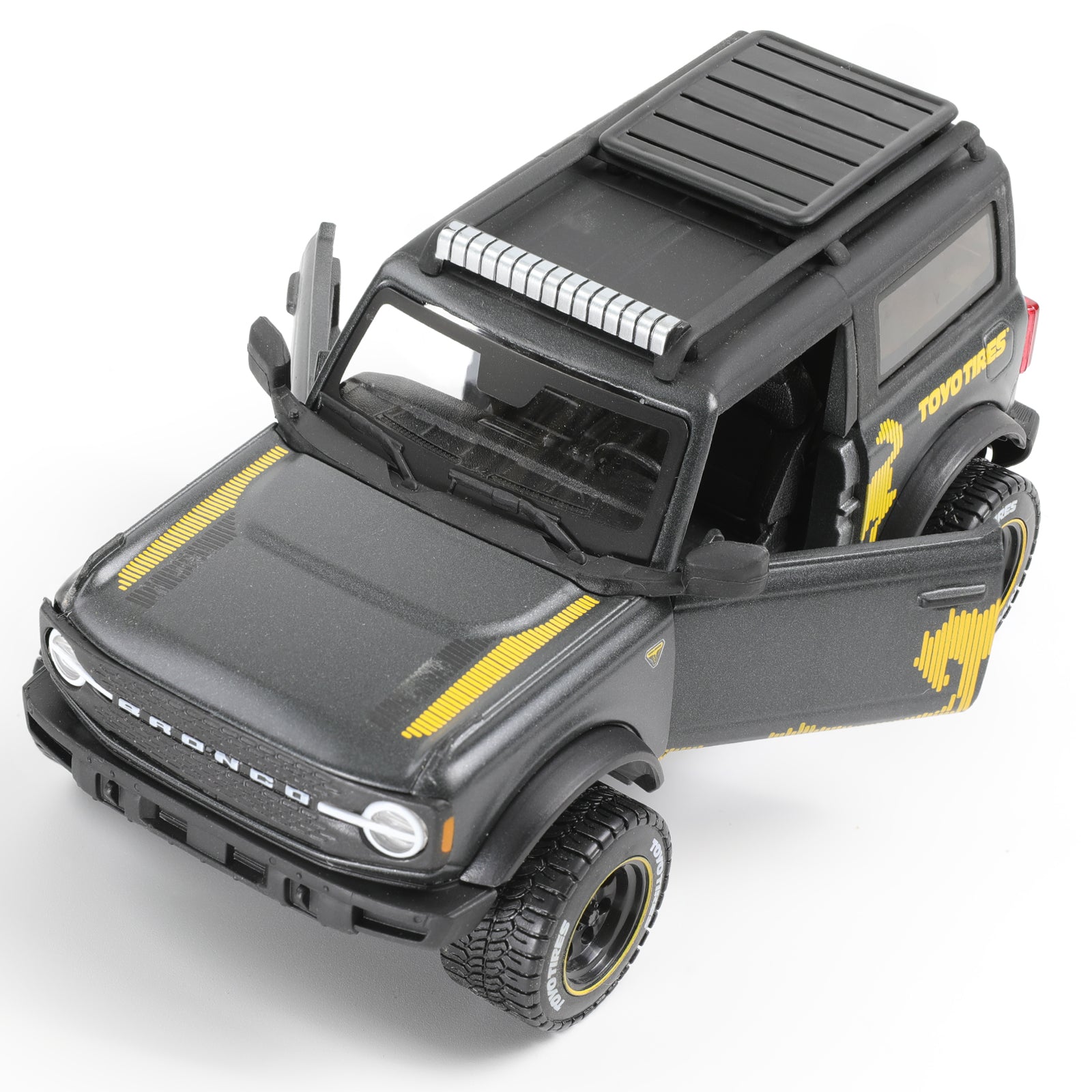 1:24 Die-cast 2021 Ford Bronco Badlands Scale Model Building Kit, MAISTO