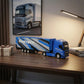 BBURAGE 1:43 Diecast Semi Truck with Container - Volvo Metal Model Toy