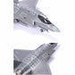 NUOTIE F-35A Lightning Ⅱ 1/72 Metal Fighter Model Kits with Stand EDW 3 Versions ABC DieCast Alloy JSF Model Jet Replica Pre-Build Military Aircraft Collection for Display or Gift (1FW LFI AFB)