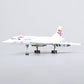 NUOTIE 1:200 Concorde British Airways Airplane Model Diecast Metal Aircraft Model Kit Simulation Display Aircraft Model Two Versions Available for Display Collections or Gift