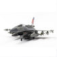 NUOTIE 1/72 Scale F-16D Fighting Falcon Airplane Pre-Build Model Kits Finished Diecast Aircraft Metal Fighter Jet Model Display Collection or Gift (F-16D Singapore)