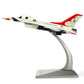 1/100 F-16C Thunderbird Fighter Model Metal DieCast Aircraft Jet Kit Fighter Plane Model Military Airplane for Collection and Gift