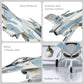 NUOTIE 1/72 Scale F-16C Fighting Falcon Airplane Pre-Build Model Kits Finished Diecast Aircraft Metal Fighter Jet Model Display Collection or Gift (1990 Fulcrum)