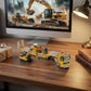 RISOPEN Metal Construction Truck Set for Kids: 3 Diecast Engineering Vehicles with Friction Power