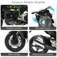 1:9 Motorcycle Model for Kawasaki Ninja H2R Alloy Diecast Motorcycle Model Toy Track Version Mini Moto Gift（Black）