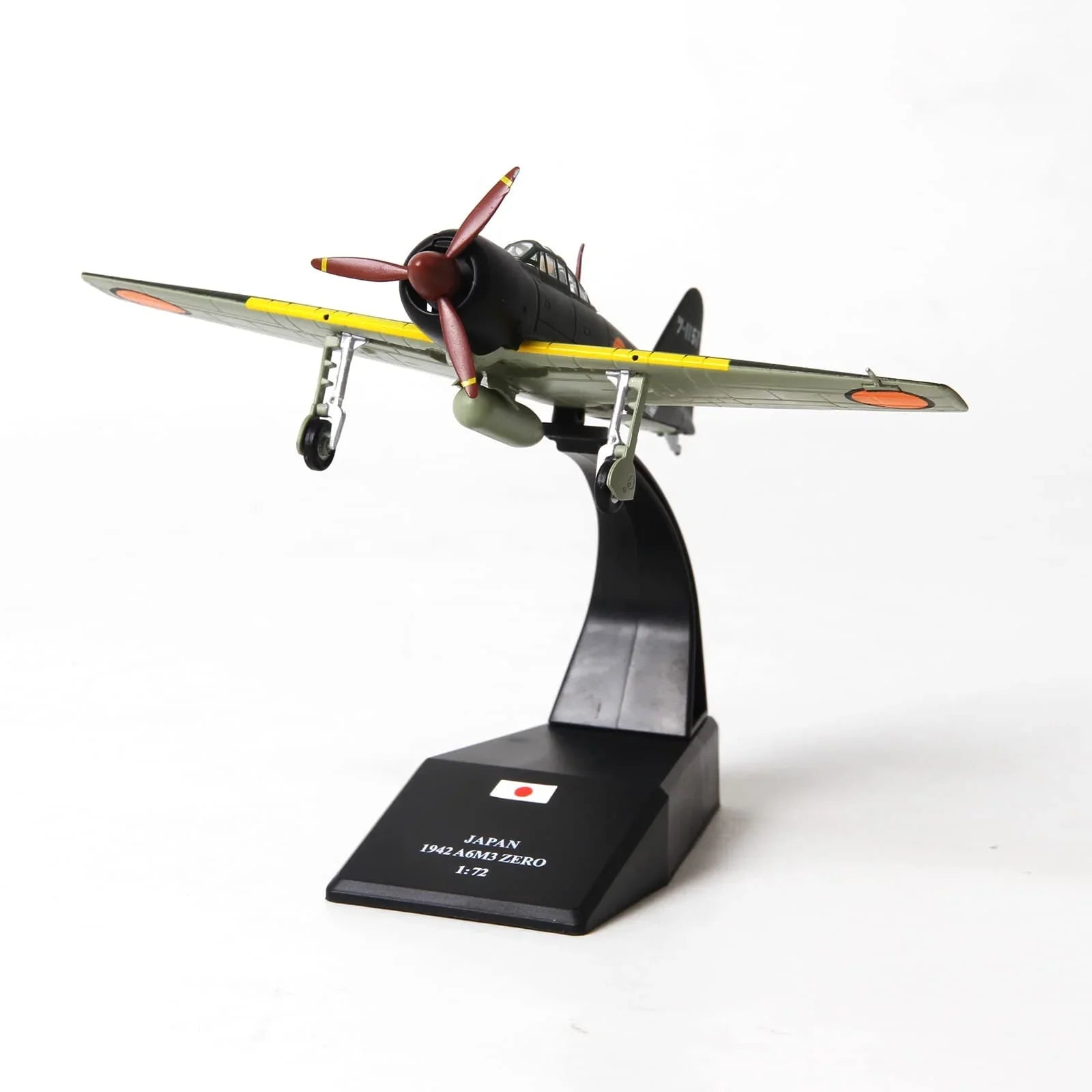 NUOTIE 1:72 Diecast Metal Mitsubishi A6M3 Zero Fighter Model