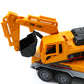 Excavating truck 1:43 Die-cast Model Building Engineering Vehicle Kit Metal car ExcavatorToys Collection Gift