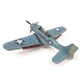 1:72 Douglas SBD Dauntless Metal Airplane Model Kit Diecast Alloy Fighter Model Vintage Combat Plane Prebuild Military Aircraft Collection for Display or Gift