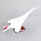 NUOTIE 1:125 Concorde British Airways Airplane Model Pre-Build Diecast Aircraft Model Kits Aircraft Simulation Model Display Model Collection or Gift