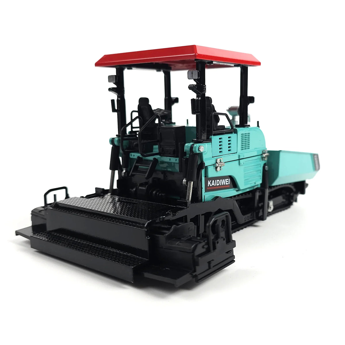 RISOPEN 1:40 die-cast construction asphalt paver scale model in turquoise and black