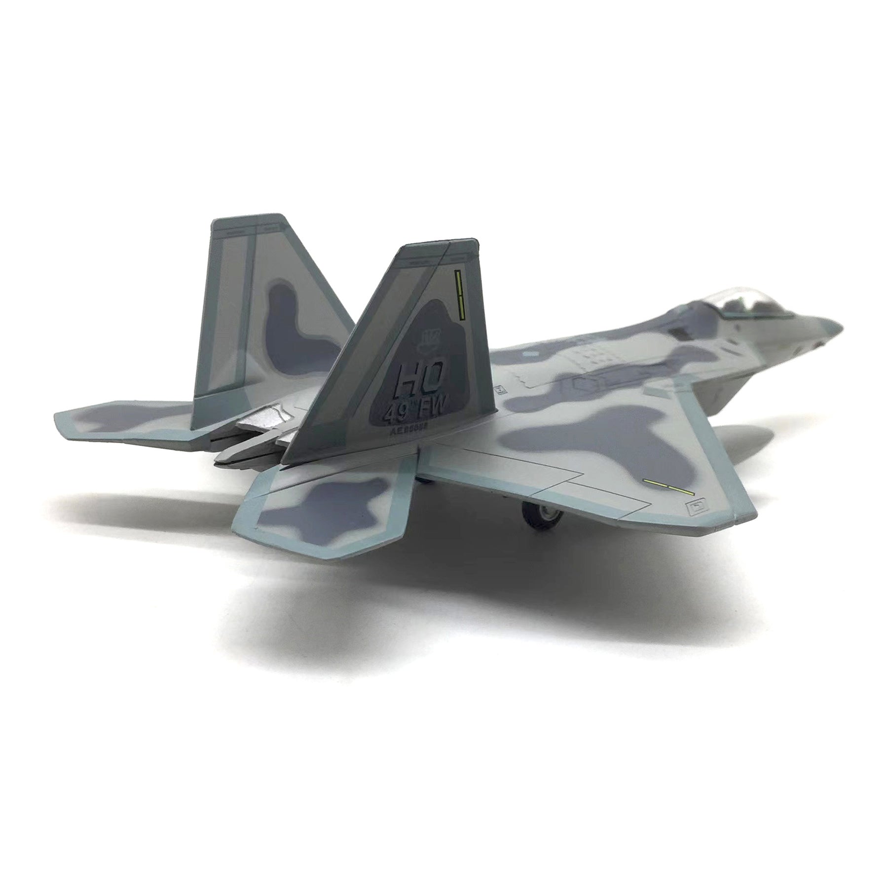 1/100 Scale F-22 Raptor Diecast Metal Model - USAF Stealth Fighter Jet with Stand by NUOTIE