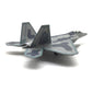 NUOTIE 1/100 USA F-22 Raptor Fighter Attack Diecast Airplanes Military Display Model Aircraft for Collection Fighter Model