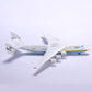 NUOTIE AN-225 Mriya 1:400 Scale Model Ukrainian Painting Aircraft Kit, Metal Die-cast Transport Aircraft Model with Display Stand, Airplane Model Kits Gift