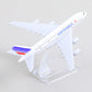 1:400 Airbus A380 Air France Diecast Metal Airplane Model with Stand Sky Jumbo Airliner Model Plane Alloy Display Collectible Model Kit for Aviation Enthusiast Gift