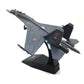 Sukhoi SU-35 Super Flanker 1/100 Diecast Metal Aircraft Model Kit Military Fighter Alloy Pre-Build Replica Airplane Model with Display Stand for Enthusiasts Collections or Gift