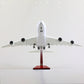 1/160 Airbus A380 Air France 18 inchs Large Model Diecast Airplane Model Kits with Stand Sky Jumbo Airliner Model Plane Display Collectible Model Kit for Aviation Enthusiast Gift