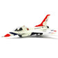 1/100 F-16C Thunderbird Fighter Model Metal DieCast Aircraft Jet Kit Fighter Plane Model Military Airplane for Collection and Gift