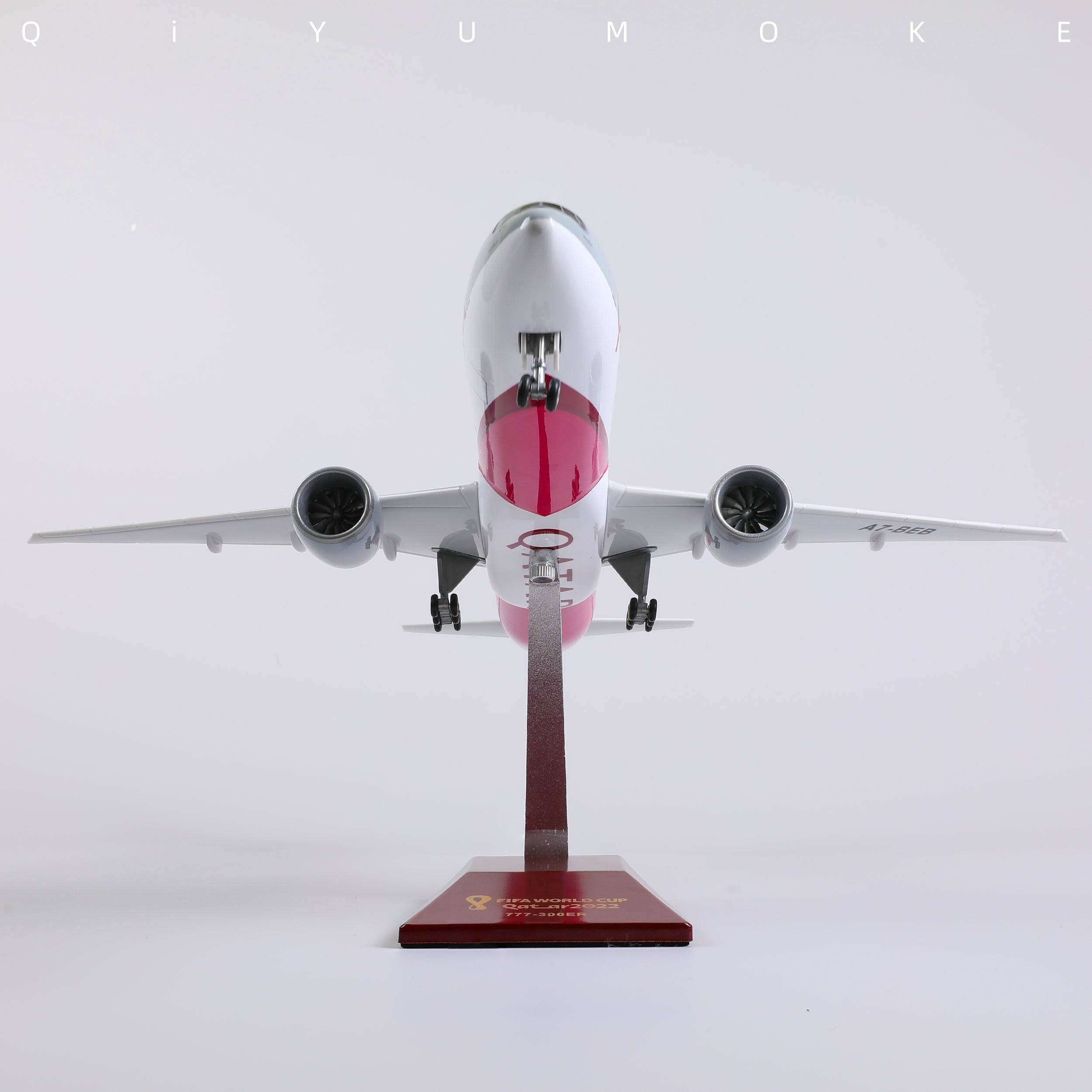 1/150 Boeing 777-300ER Qatar Airways Diecast Model | World Cup Commemorative Livery Finished Display with Stand