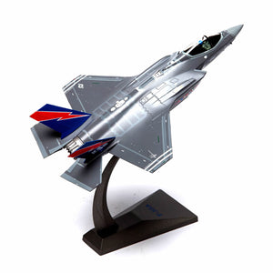 NUOTIE F-35A Lightning Ⅱ 1/72 Metal Fighter Model Kits with Stand EDW 3 Versions ABC DieCast Alloy JSF Model Jet Replica Pre-Build Military Aircraft Collection for Display or Gift (AF-01 EDW AFB)