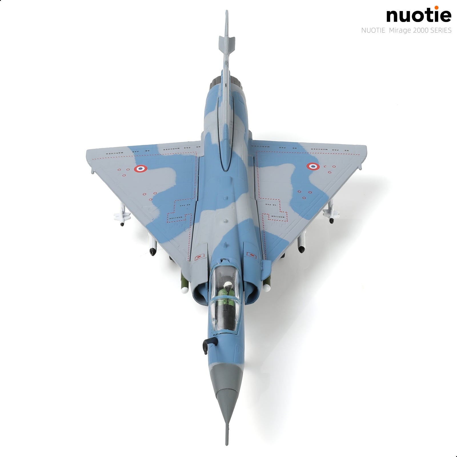 1/100 Mirage 2000C-5F Diecast Metal Model - French AF "3rd Stork Squadron" Fighter (2-EB)