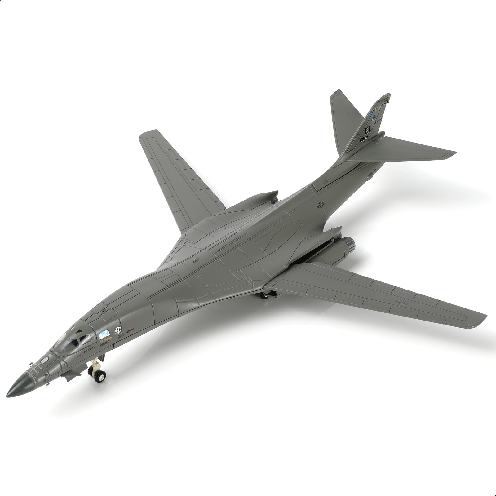 1:200 Diecast Metal B-1B Lancer Strategic Bomber Model - American Air Force Aircraft with Stand