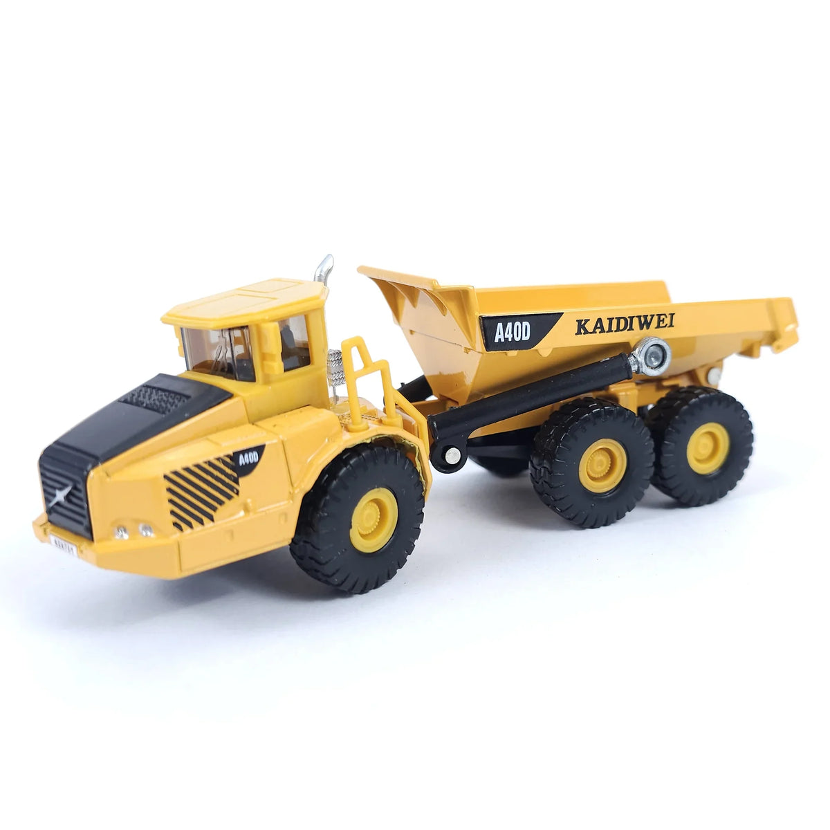 RISOPEN 1:50 die-cast yellow construction dump truck scale model A40D