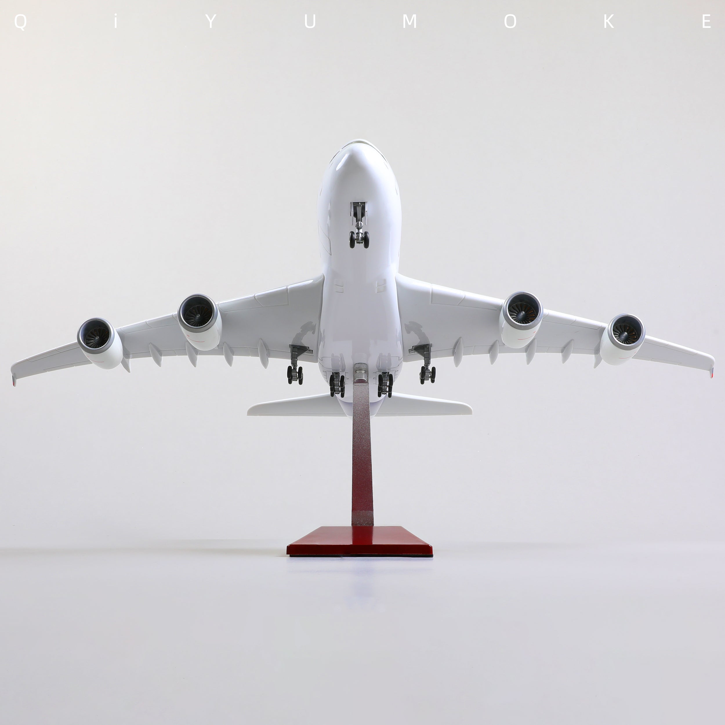 1/160 Airbus A380 Prototype Diecast Model | Finished Superjumbo Test Livery Display with Stand