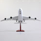 1/160 Airbus A380 Prototype 18 inchs Large Model Diecast Airplane Model Kits with Stand Sky Jumbo Airliner Model Plane Display Collectible Model Kit for Aviation Enthusiast Gift