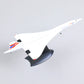 NUOTIE 1:200 Concorde British Airways Airplane Model Diecast Metal Aircraft Model Kit Simulation Display Aircraft Model Two Versions Available for Display Collections or Gift