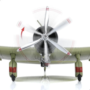 NUOTIE Japan 99 Ship Blast Dive Bomber aircraft in navy, front view with spinning propeller