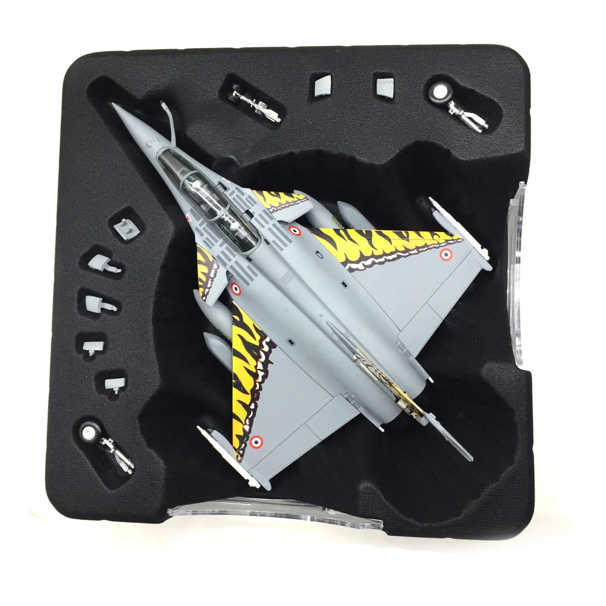 NUOTIE 1/72 Dassault Rafale B navy aircraft model in packaging, top view