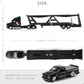 1/50 International Lonestar Semi Truck Trailer Diecast Model Kit - Car Transport Tractor - Black Collectible
