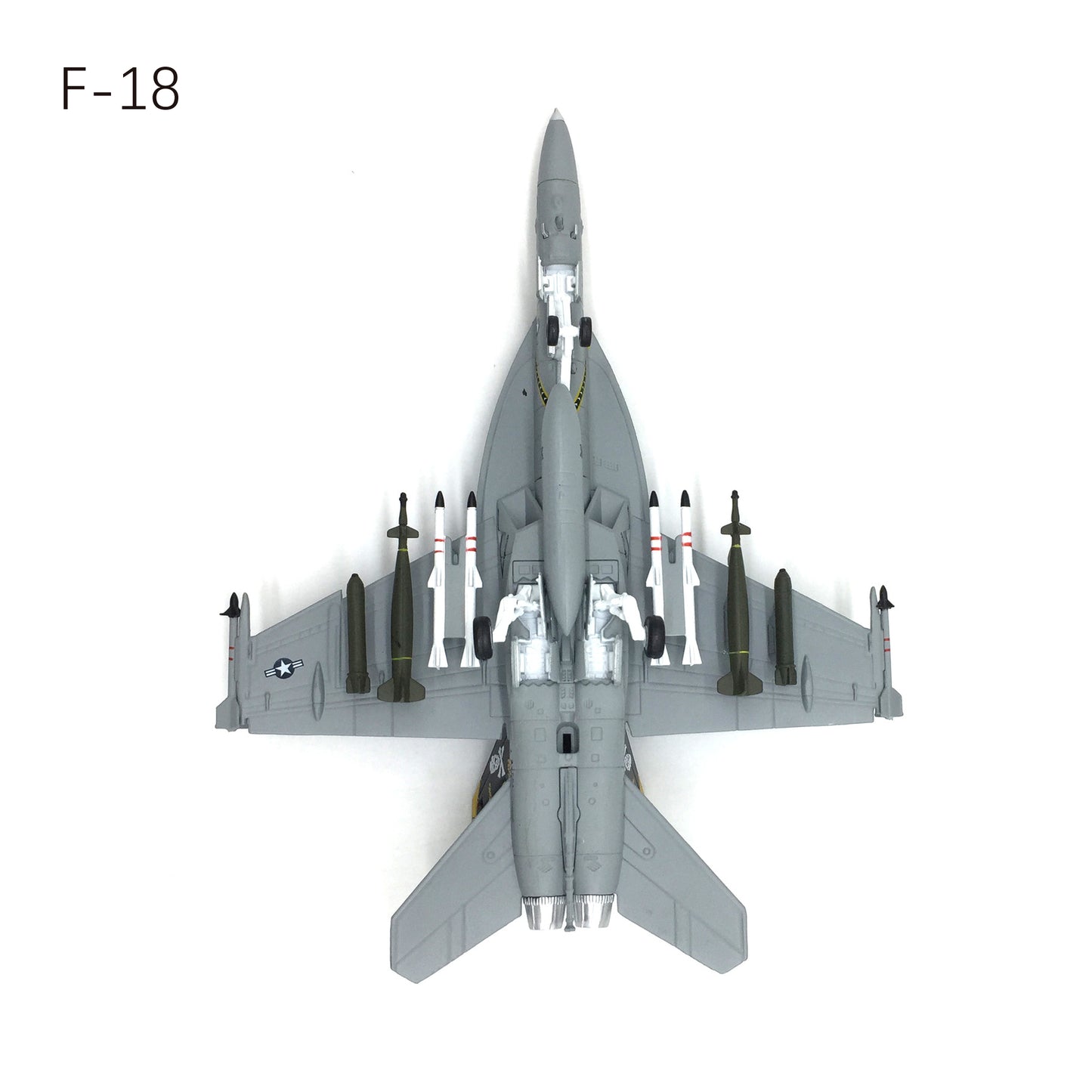 NUOTIE 1/100 F/A-18 Super Hornet Diecast Metal Fighter Jet Model Kits Pre-Build Replica 1943-2018 Jolly Roger Livery Military for Display Collection or Gift