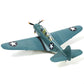 1/72 TBD Devastator U.S. Navy WWII Fighter Aircraft Model Die-cast Metal Aircraft Military Display Aircraft for Display Collection or Gift