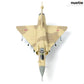 1/100 Mirage 2000 5-OP Desert Storm French Air Force Fighter Aircraft Model Diecast Metal Airplane Model Military Aircraft Model with Bracket for Adult Collection or Gift