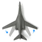 1/200 B-1B Lancer Strategic Bomber U.S. Airforce Aircraft Model American Ellsworth AFB 28 Bomb Wing Attack Aircraft Model Metal Diecast Plane Model with Display Stand Collection Gift for Adult