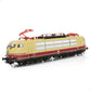 1:87 Scale 1973 BR103 226-7 Train Model Set Plastic Locomotive Train with Track Set Stuff Train Ornament Model Adult Train Collection Set Train Gift for Kid (No Assembly Required)