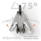 F-14A Tomcat 1/100 Metal Airplane Model Kits with Stand VF-84 Jolly Rogers DieCast Alloy Fighter Model Jet Replica Pre-Build Military Aircraft Collection for Display or Gift