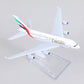 Perfect Gift! 1:400 Scale 380 Emirates High-Fidelity Alloy Airplane Model - Ideal For Aviation Enthusiasts, Business Gifts & Home Decor!