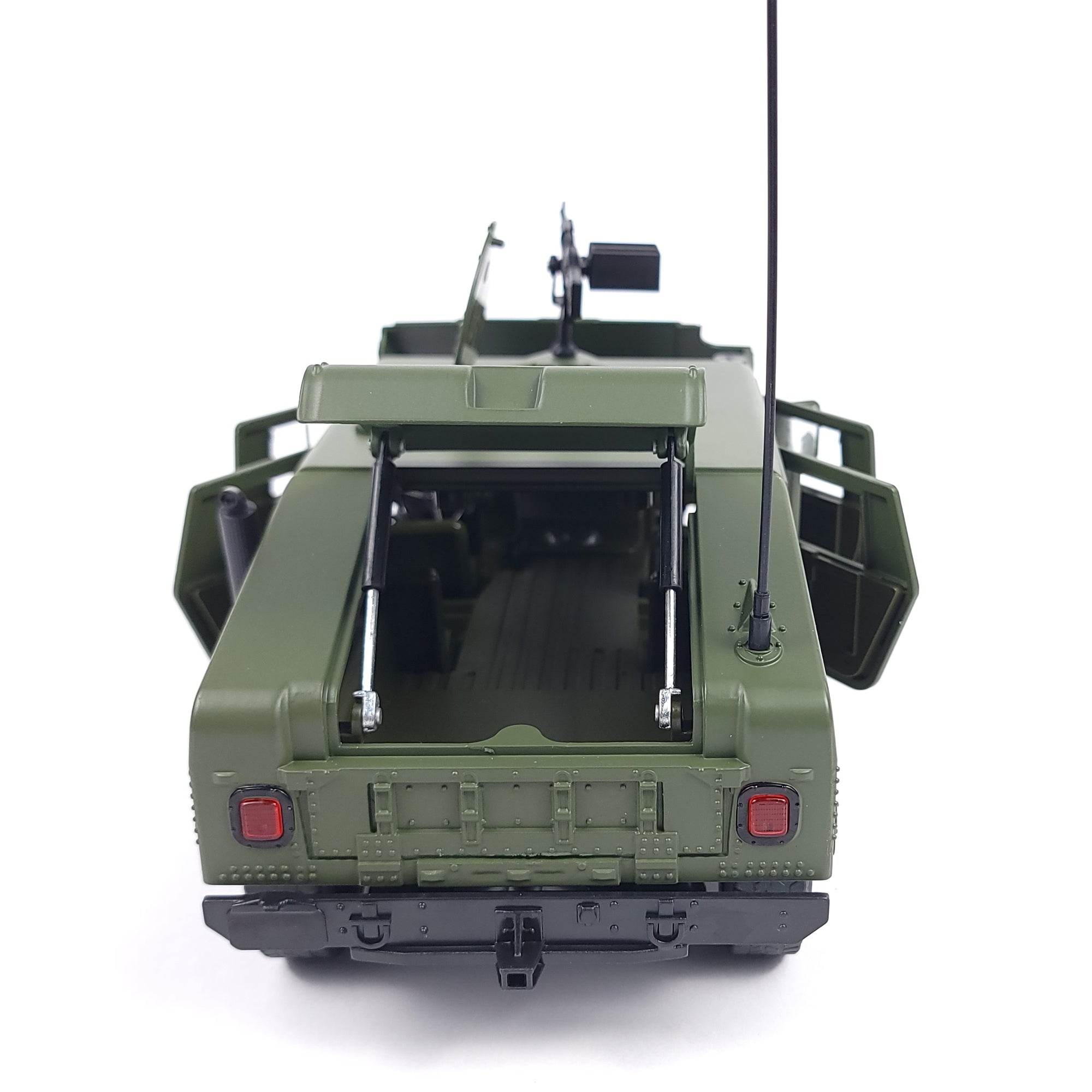 1:18 Die-cast Hummer H1 Military Armored Truck Off-Road Scale Model