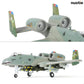 1/100 A-10 Thunderbolt II (Warthog) Attack Pre-Build Diecast Metal Aircraft Model Kits Replica Military Plane for Display Collection or Gift（Tiger Shark Painting）